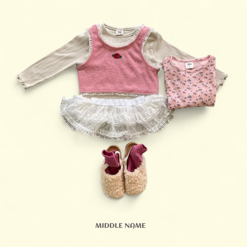 Middle Name - Korean Children Fashion - #fashionkids - Lace Bustier - 10