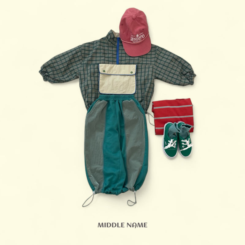 Middle Name - Korean Children Fashion - #kidsshorts - Toned Color Two-Way Pants - 2
