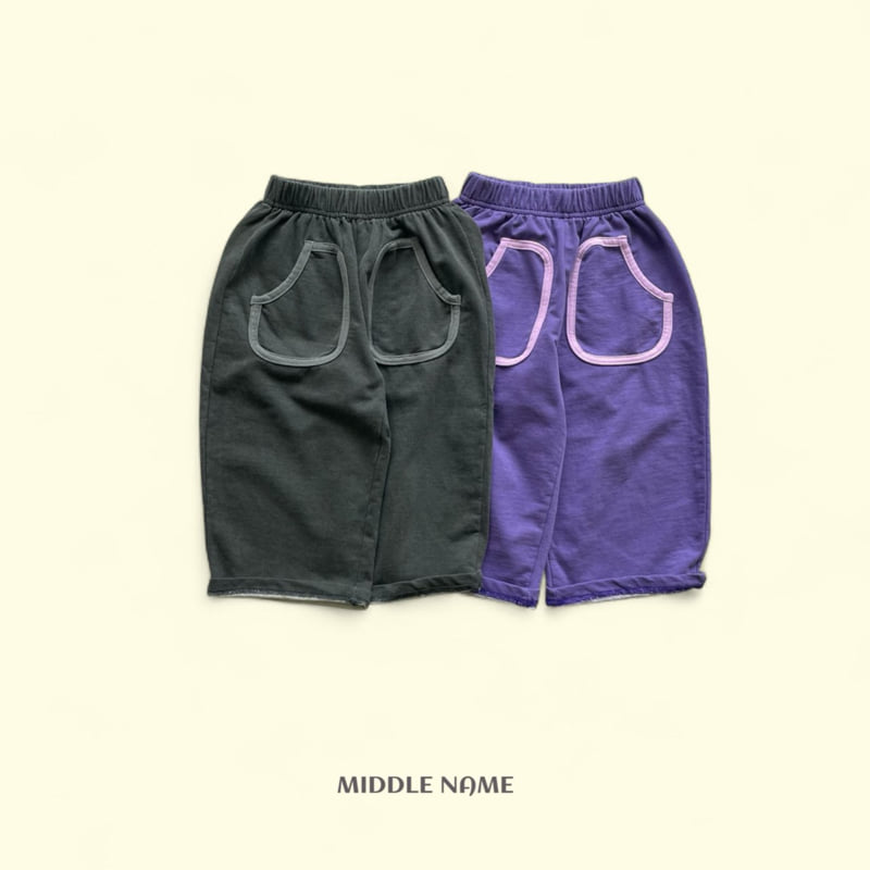 Middle Name - Korean Children Fashion - #kidsshorts - Wide Hem Pants