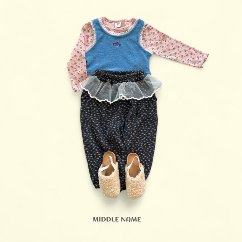Middle Name - Korean Children Fashion - #kidsshorts - Lace Bustier - 11