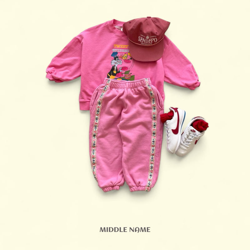 Middle Name - Korean Children Fashion - #kidsshorts - Pig Tweet Sweatshirt - 10