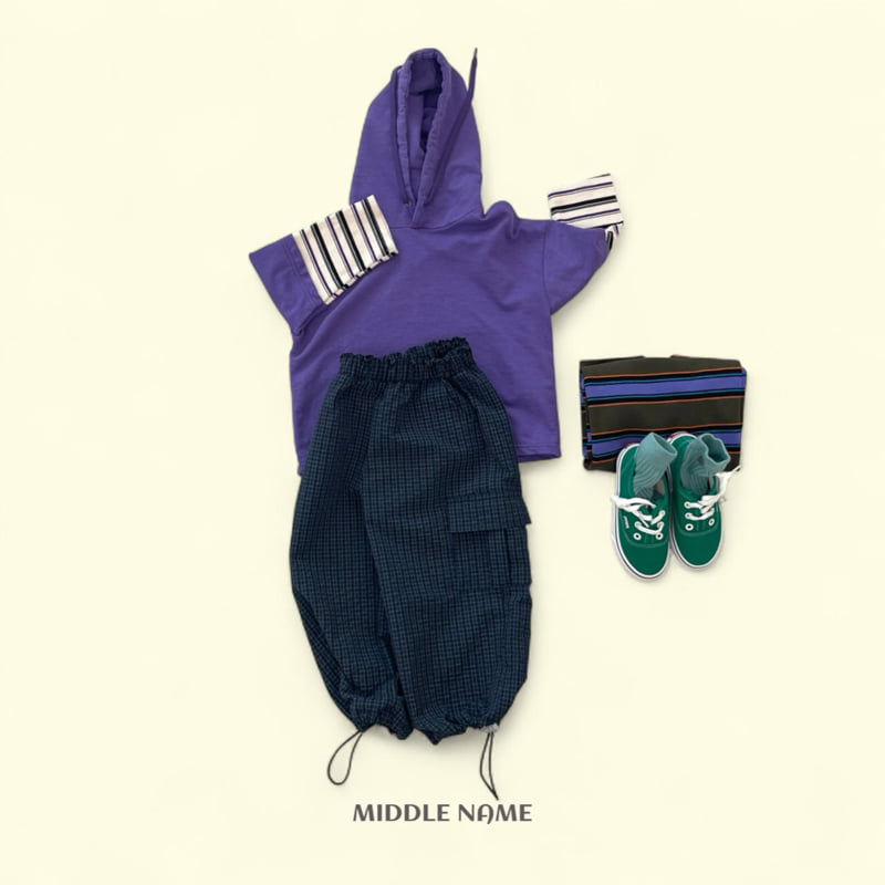 Middle Name - Korean Children Fashion - #kidsstore - Colorblock Hoodie - 7