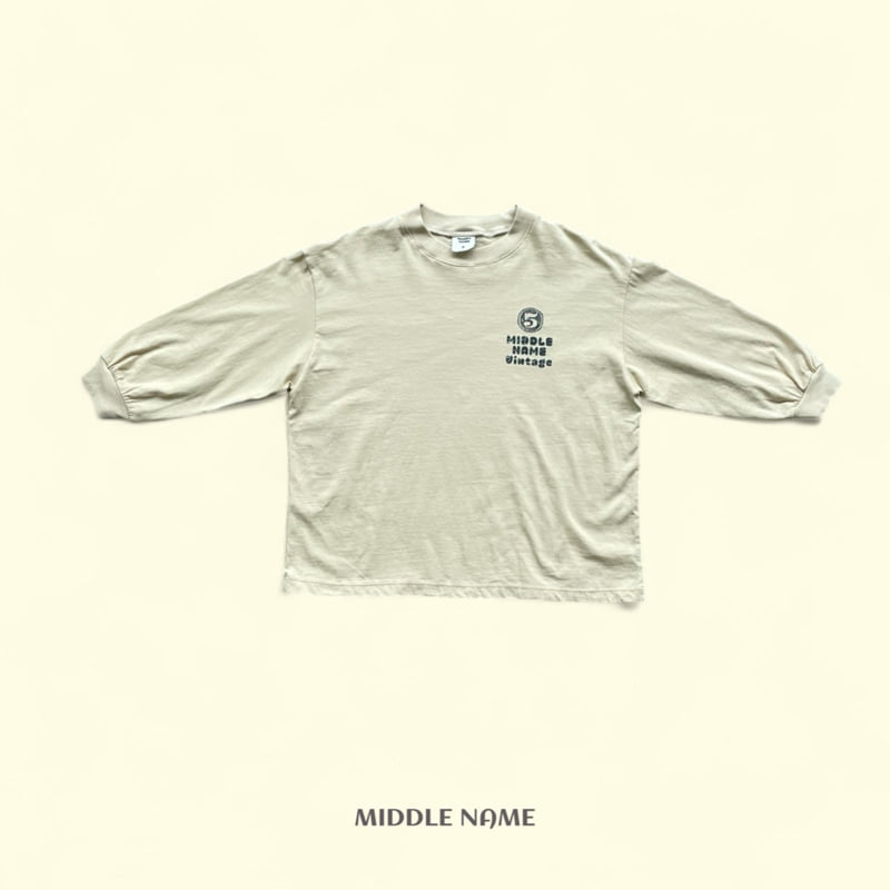 Middle Name - Korean Children Fashion - #kidsstore - Middle Vintage Long Tee - 2
