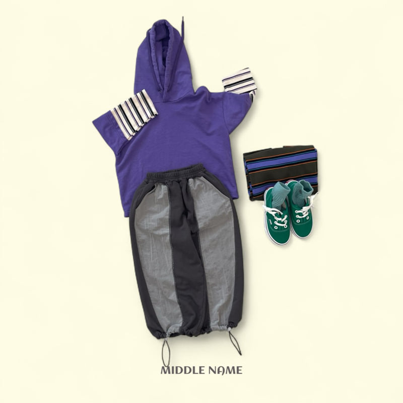 Middle Name - Korean Children Fashion - #kidzfashiontrend - Colorblock Hoodie - 8