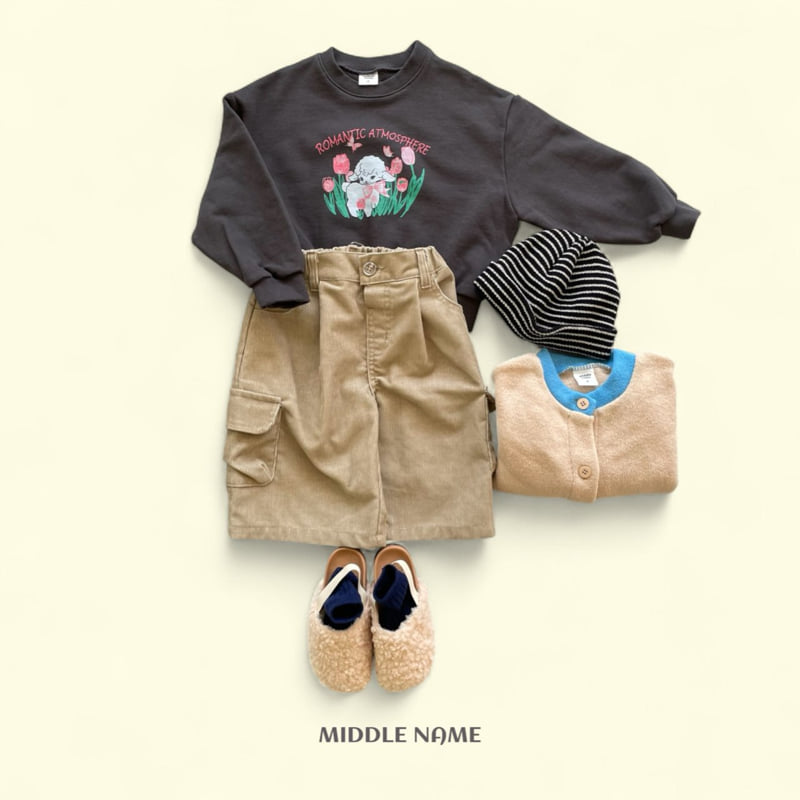 Middle Name - Korean Children Fashion - #kidzfashiontrend - Cropped Sheep Sweatshirt - 6