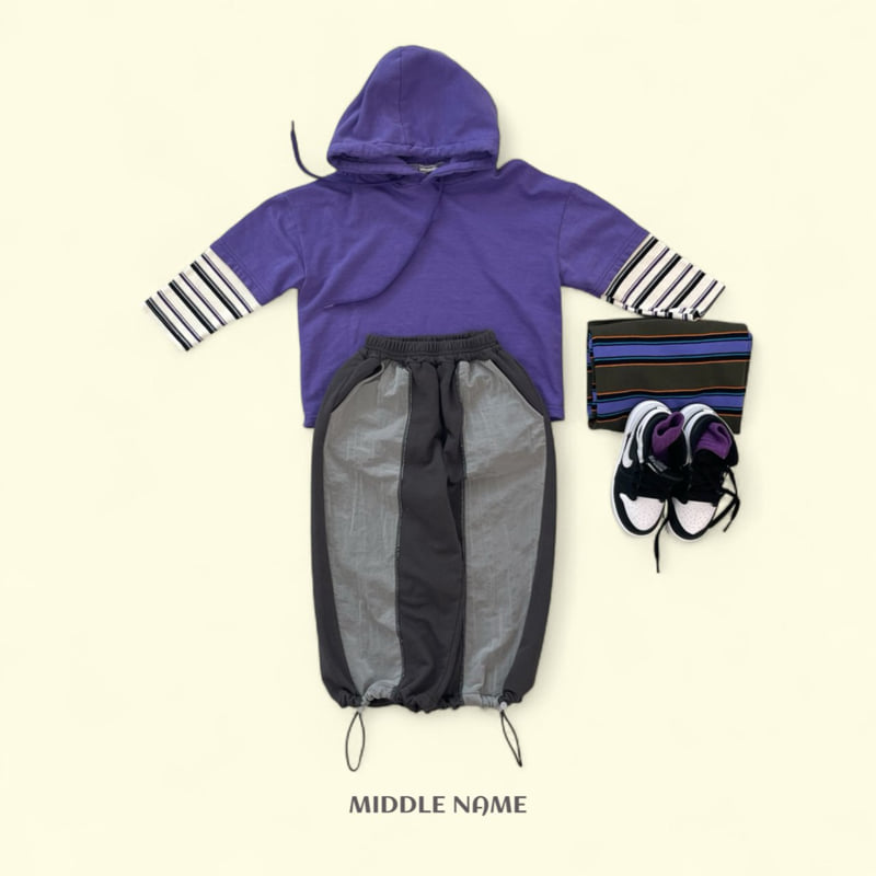 Middle Name - Korean Children Fashion - #kidsstore - Toned Color Two-Way Pants - 4