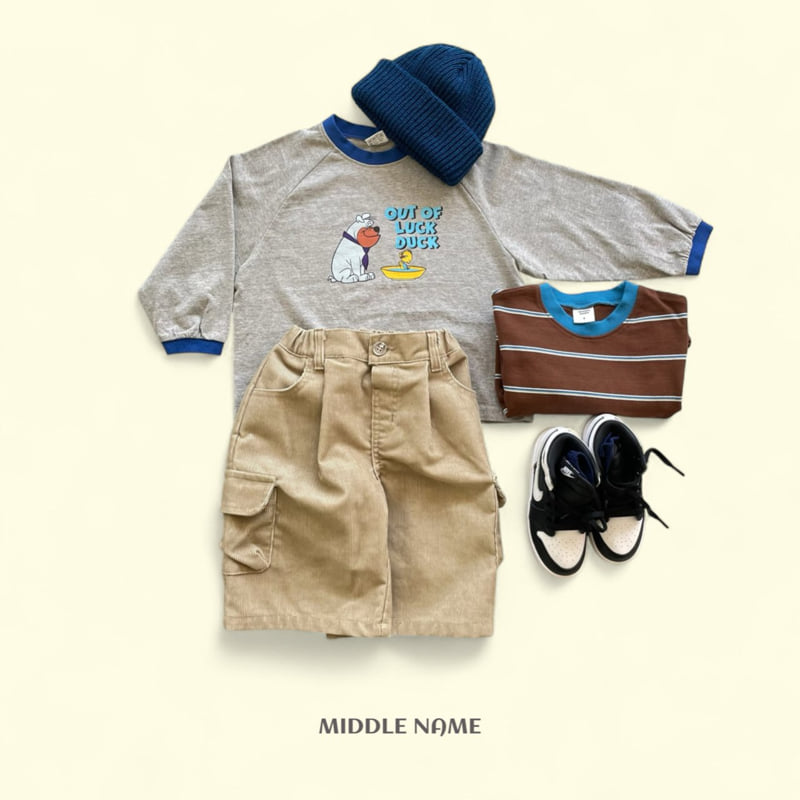 Middle Name - Korean Children Fashion - #kidzfashiontrend - Corduroy Bermuda Pants - 9