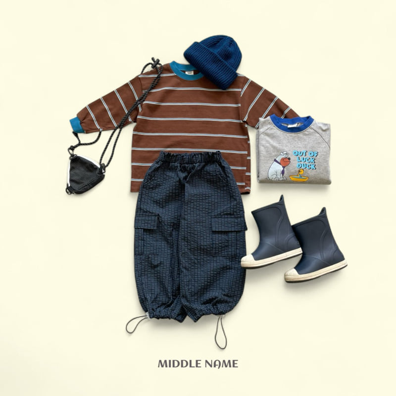 Middle Name - Korean Children Fashion - #kidzfashiontrend - Autumn Stripe Tee - 7