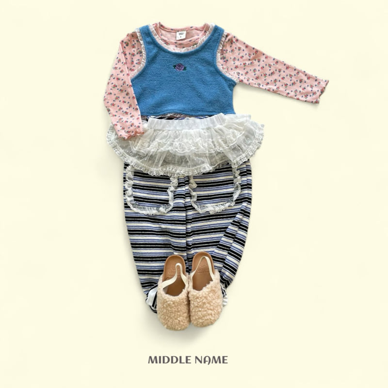 Middle Name - Korean Children Fashion - #littlefashionista - Lace 2-Layer Skirt - 12
