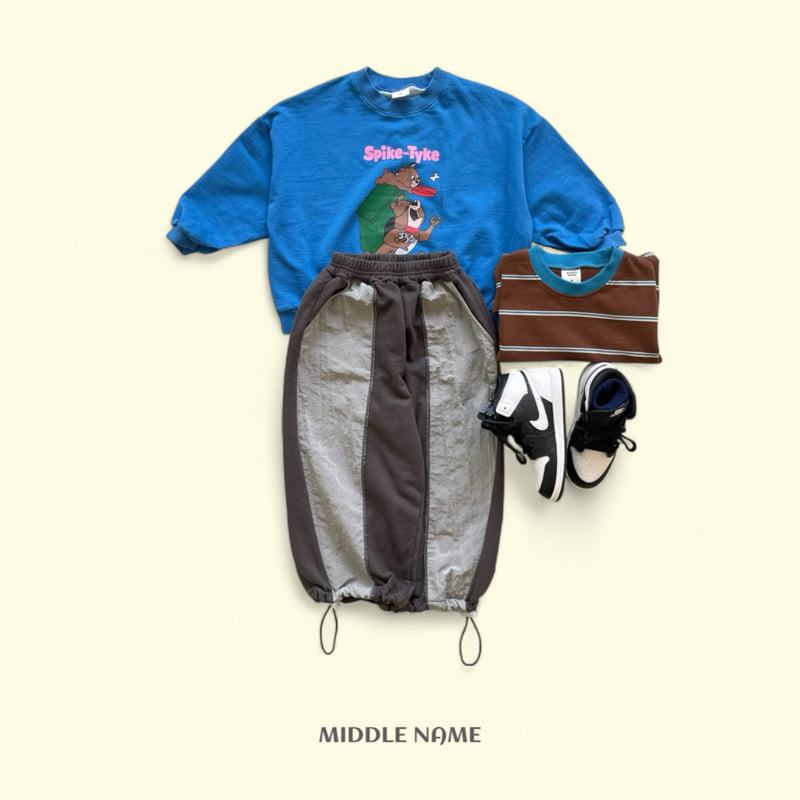 Middle Name - Korean Children Fashion - #littlefashionista - Toned Color Two-Way Pants - 6