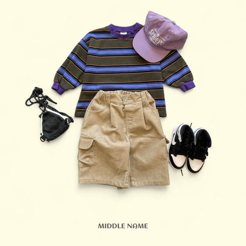 Middle Name - Korean Children Fashion - #littlefashionista - Corduroy Bermuda Pants - 11