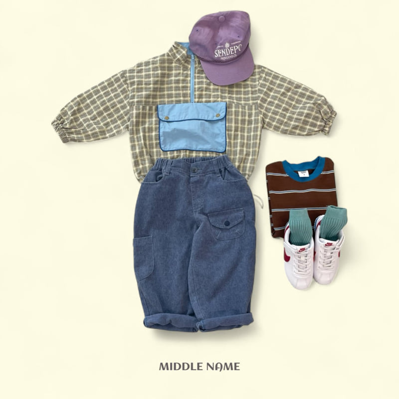 Middle Name - Korean Children Fashion - #littlefashionista - Pocket Pigment Pants - 7