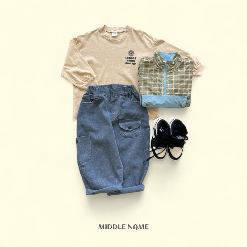 Middle Name - Korean Children Fashion - #littlefashionista - Middle Vintage Long Tee - 5