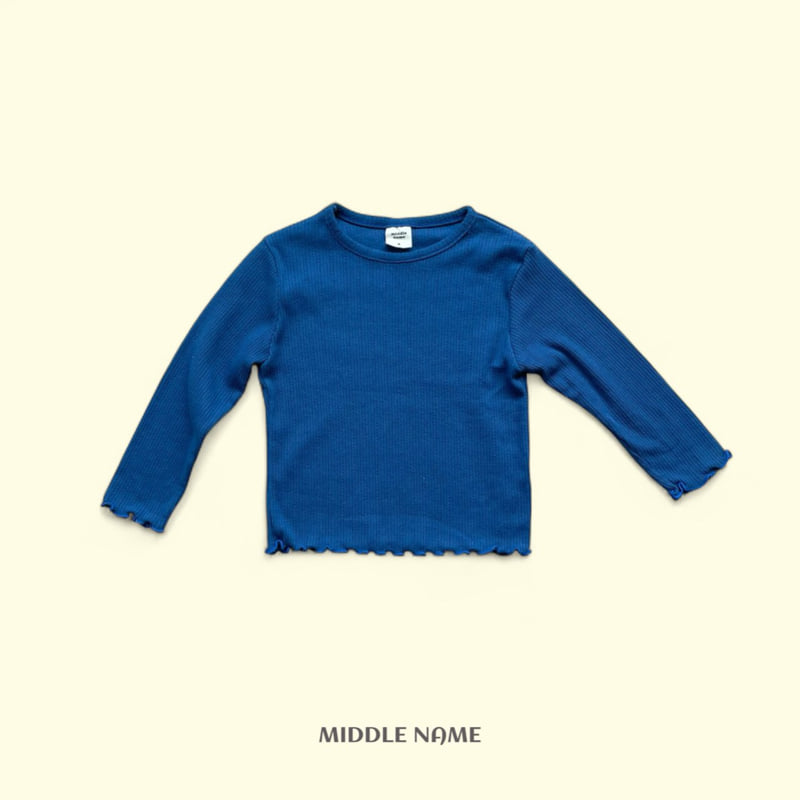 Middle Name - Korean Children Fashion - #littlefashionista - Eyelet Basic Tee - 2
