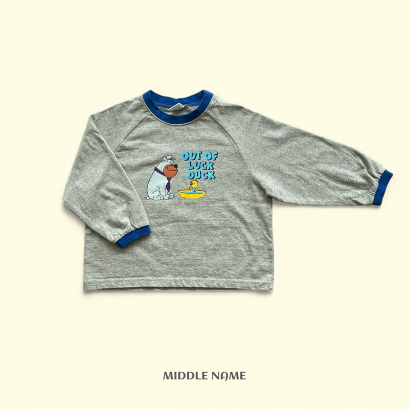 Middle Name - Korean Children Fashion - #magicofchildhood - Colorblock Duck Long Tee - 3