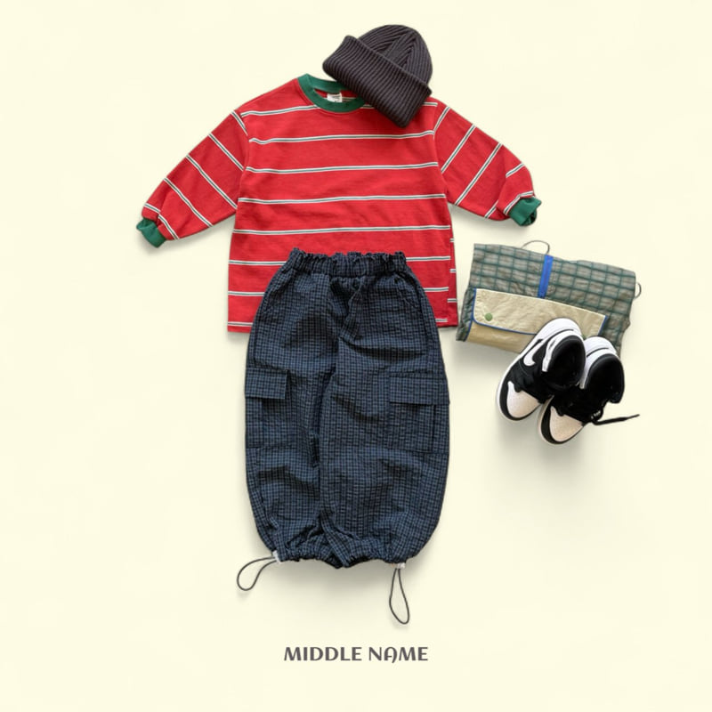 Middle Name - Korean Children Fashion - #magicofchildhood - Autumn Stripe Tee - 10