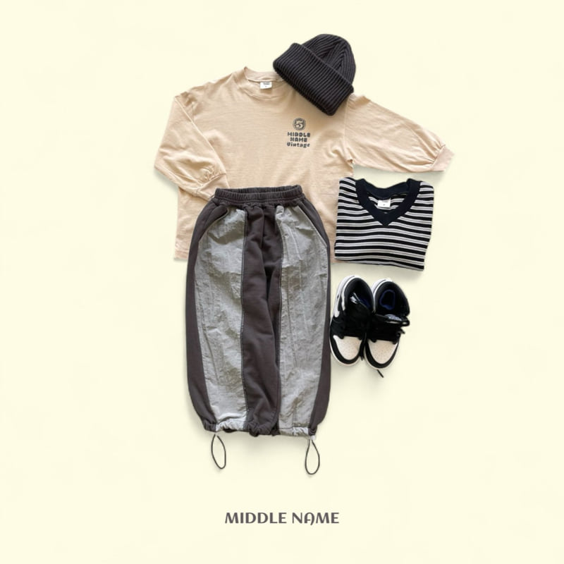 Middle Name - Korean Children Fashion - #magicofchildhood - Middle Vintage Long Tee - 6