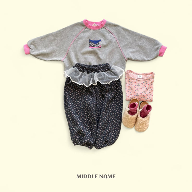 Middle Name - Korean Children Fashion - #minifashionista - Ruffle Waffle Flower Pants - 9