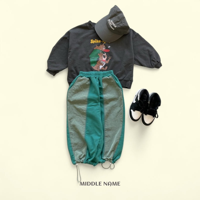 Middle Name - Korean Children Fashion - #minifashionista - Toned Color Two-Way Pants - 8