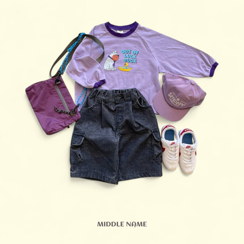 Middle Name - Korean Children Fashion - #magicofchildhood - Colorblock Duck Long Tee - 4