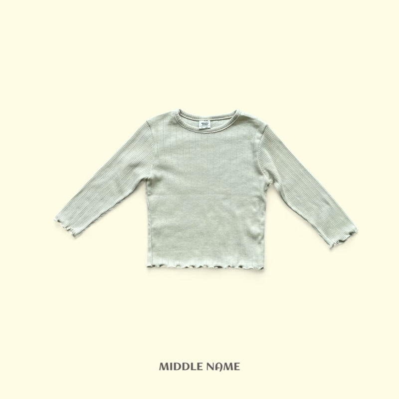 Middle Name - Korean Children Fashion - #magicofchildhood - Eyelet Basic Tee - 4