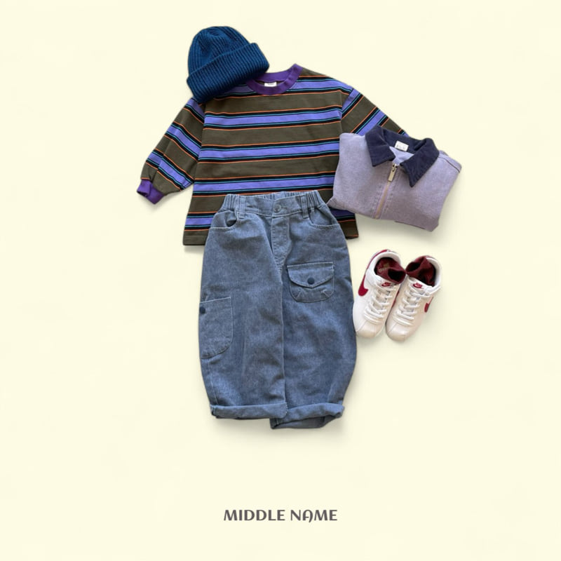 Middle Name - Korean Children Fashion - #toddlerclothing - Pocket Pigment Pants - 12