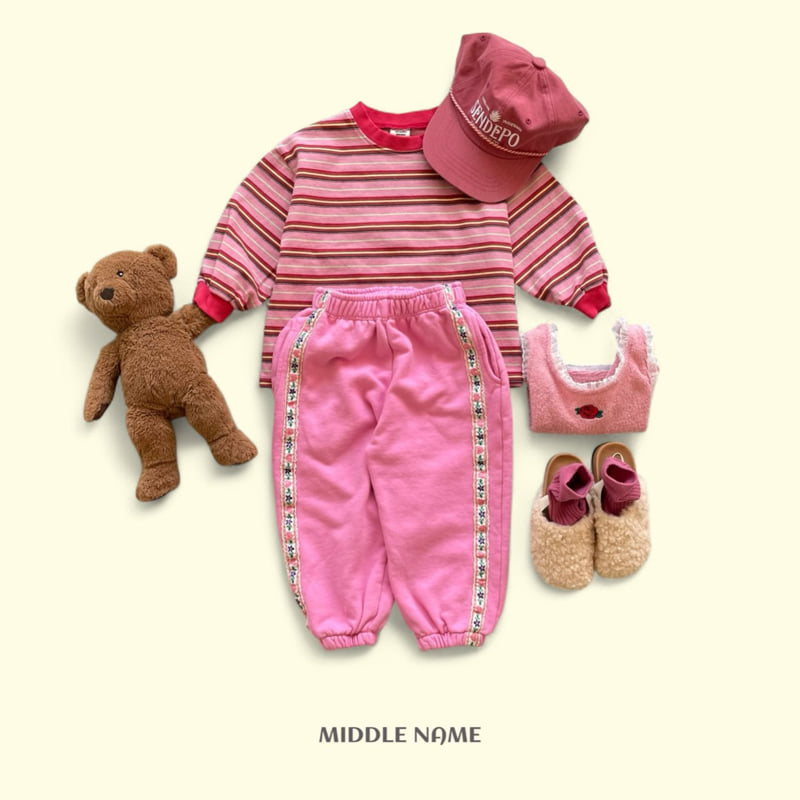 Middle Name - Korean Children Fashion - #toddlerclothing - Tape Jogger Pants - 11
