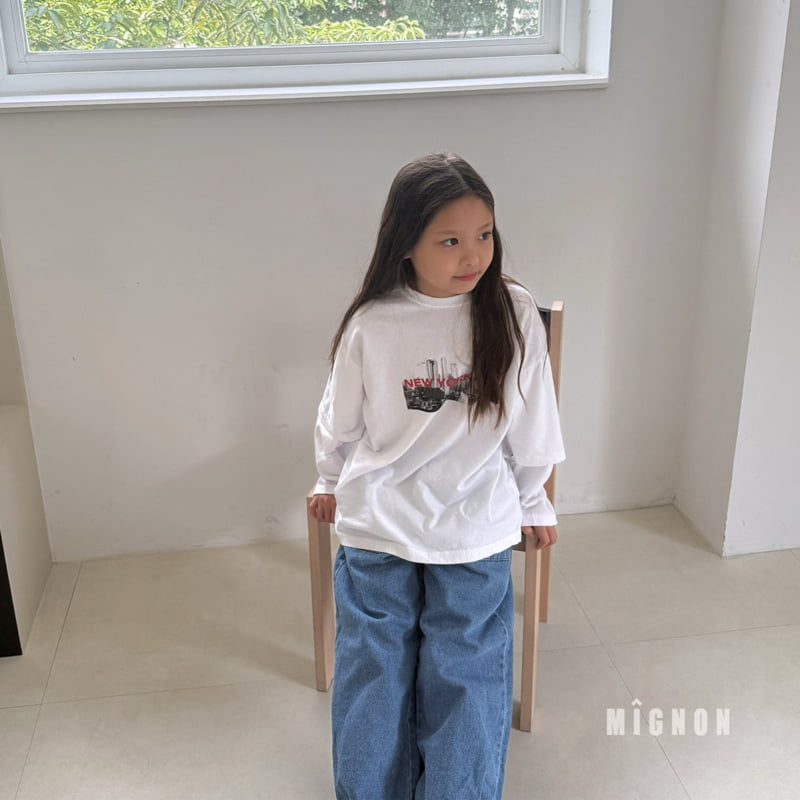 Mignon - Korean Children Fashion - #Kfashion4kids - New York Layered Tee - 6