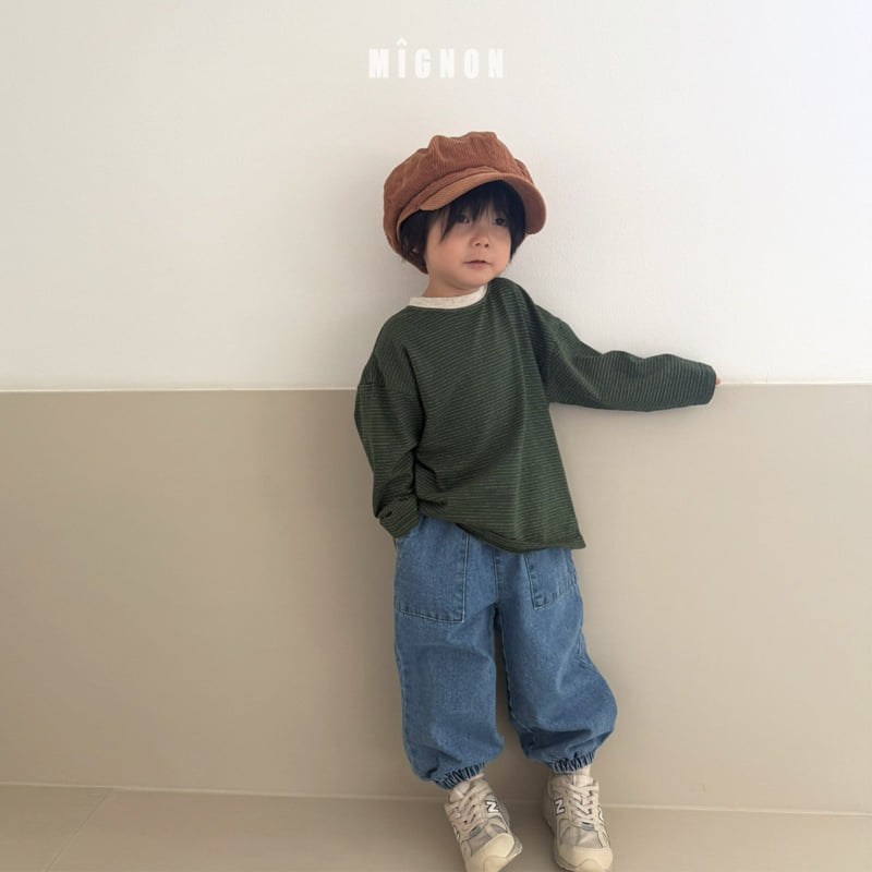 Mignon - Korean Children Fashion - #childofig - Bermuda Denim Pants - 3