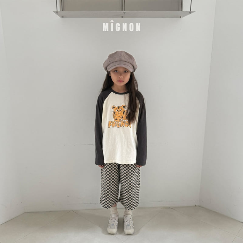 Mignon - Korean Children Fashion - #designkidswear - Tiger Raglan Tee