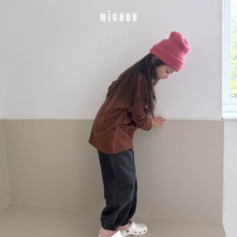 Mignon - Korean Children Fashion - #designkidswear - Autumn Stripe Tee - 9