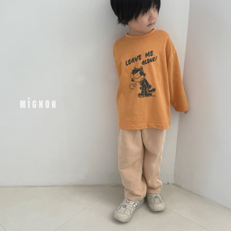 Mignon - Korean Children Fashion - #discoveringself - Sketch Pigment Tee - 3