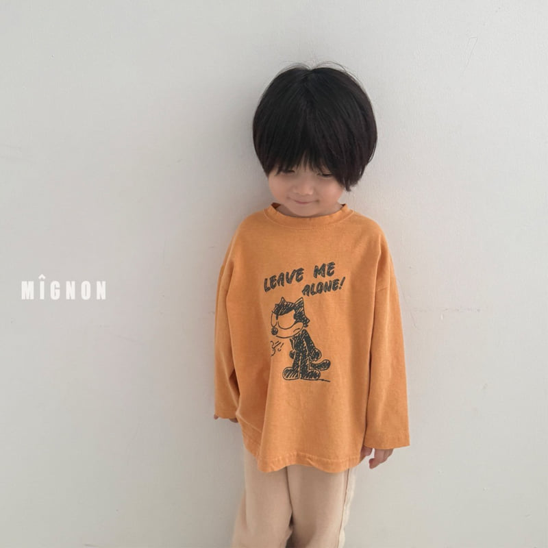 Mignon - Korean Children Fashion - #discoveringself - Sketch Pigment Tee - 4