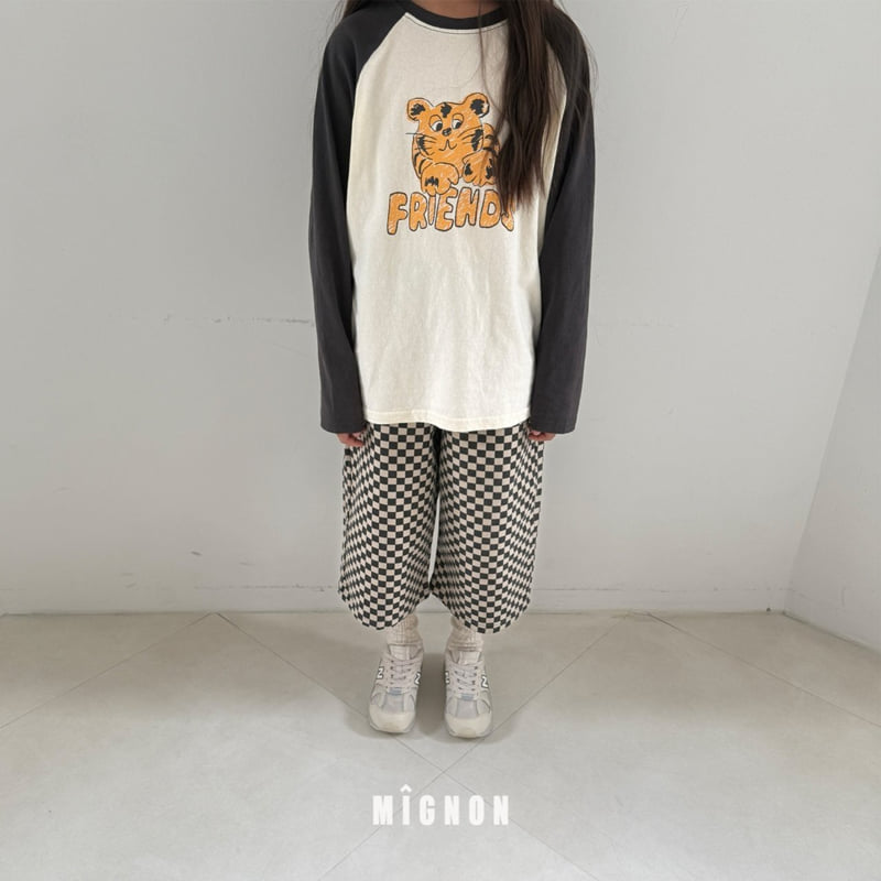 Mignon - Korean Children Fashion - #fashionkids - Tiger Raglan Tee - 3