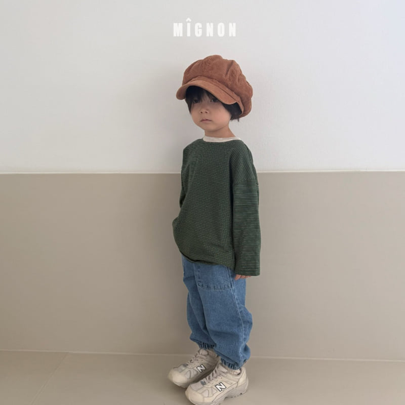 Mignon - Korean Children Fashion - #fashionkids - Autumn Stripe Tee - 11