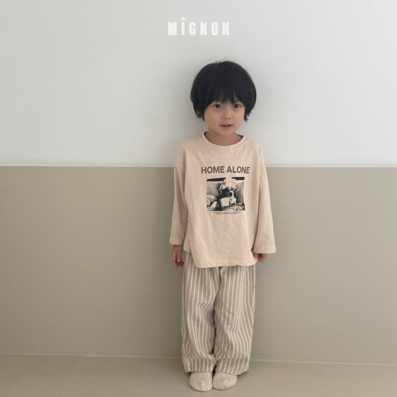 Mignon - Korean Children Fashion - #kidsshorts - Home Alone Tee - 11