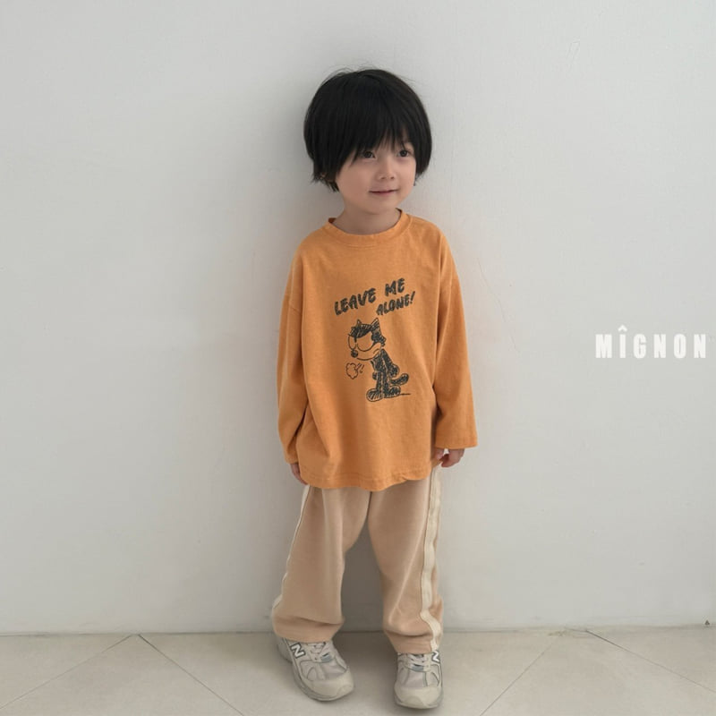 Mignon - Korean Children Fashion - #kidsshorts - Sketch Pigment Tee - 5