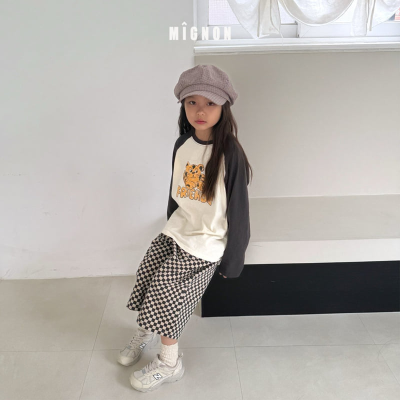 Mignon - Korean Children Fashion - #fashionkids - Tiger Raglan Tee - 4
