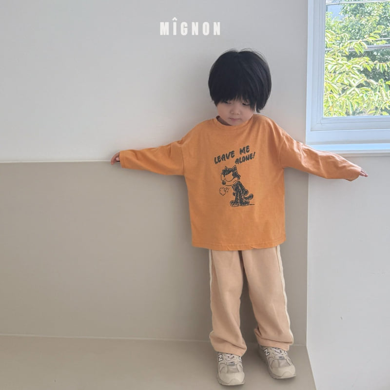 Mignon - Korean Children Fashion - #kidsstore - Sketch Pigment Tee - 6