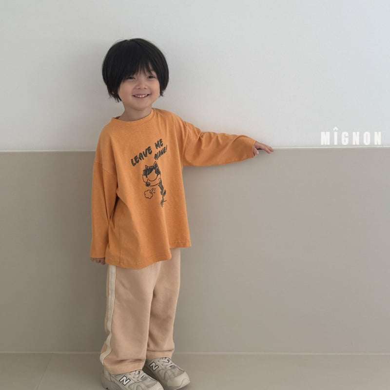 Mignon - Korean Children Fashion - #kidzfashiontrend - Sketch Pigment Tee - 7