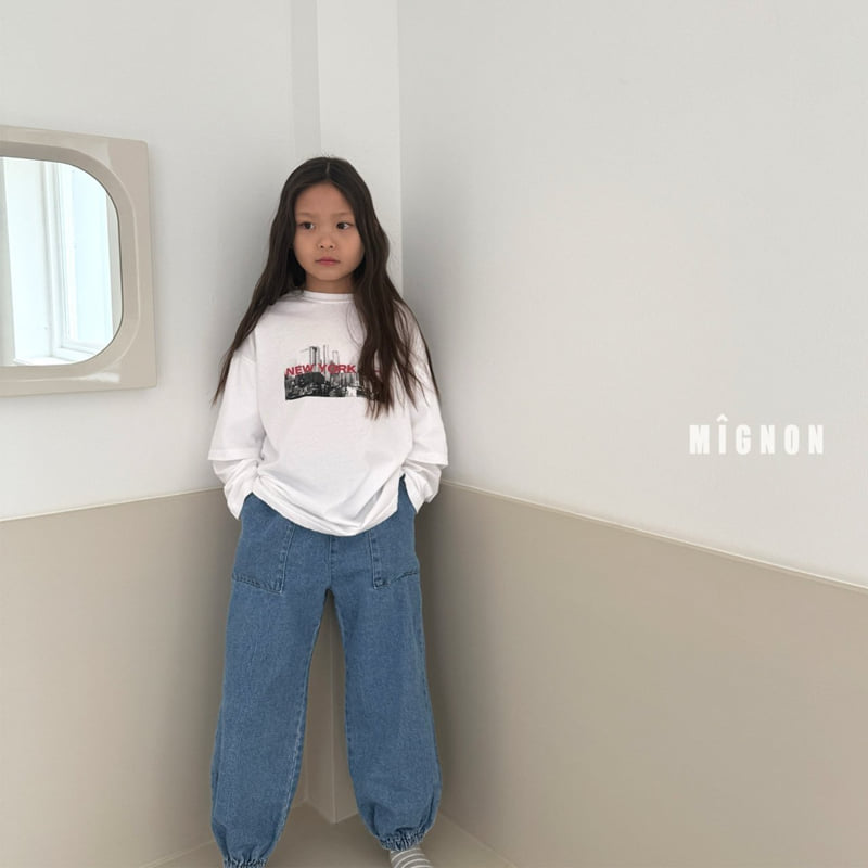 Mignon - Korean Children Fashion - #kidzfashiontrend - New York Layered Tee - 5