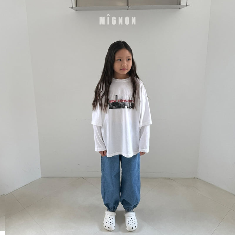 Mignon - Korean Children Fashion - #littlefashionista - New York Layered Tee - 7