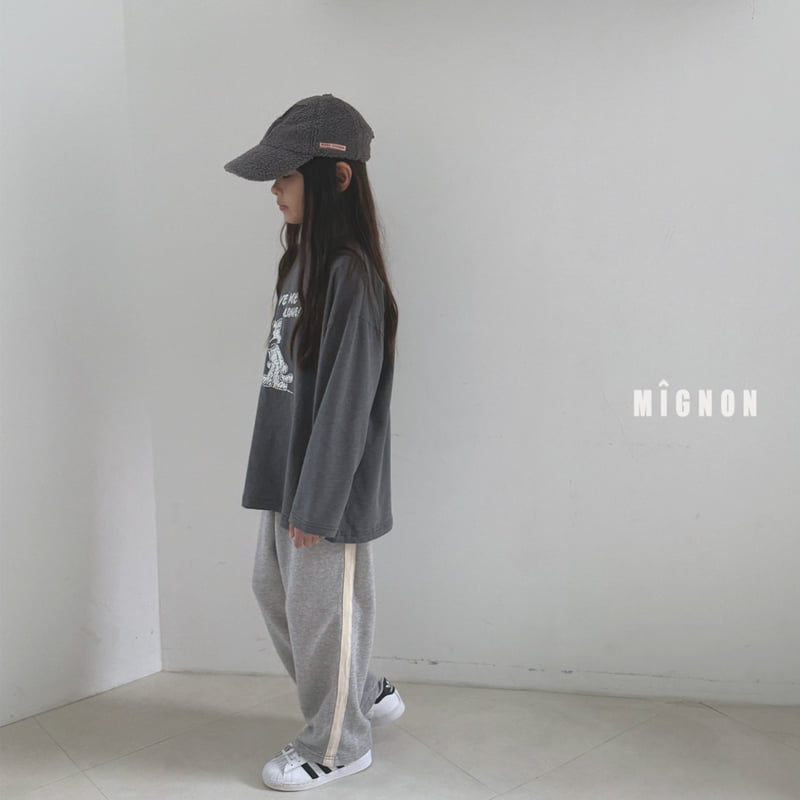 Mignon - Korean Children Fashion - #Kfashion4kids - Line Jogger Pants - 4