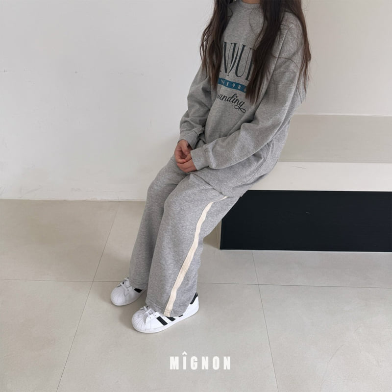 Mignon - Korean Children Fashion - #magicofchildhood - Line Jogger Pants - 5