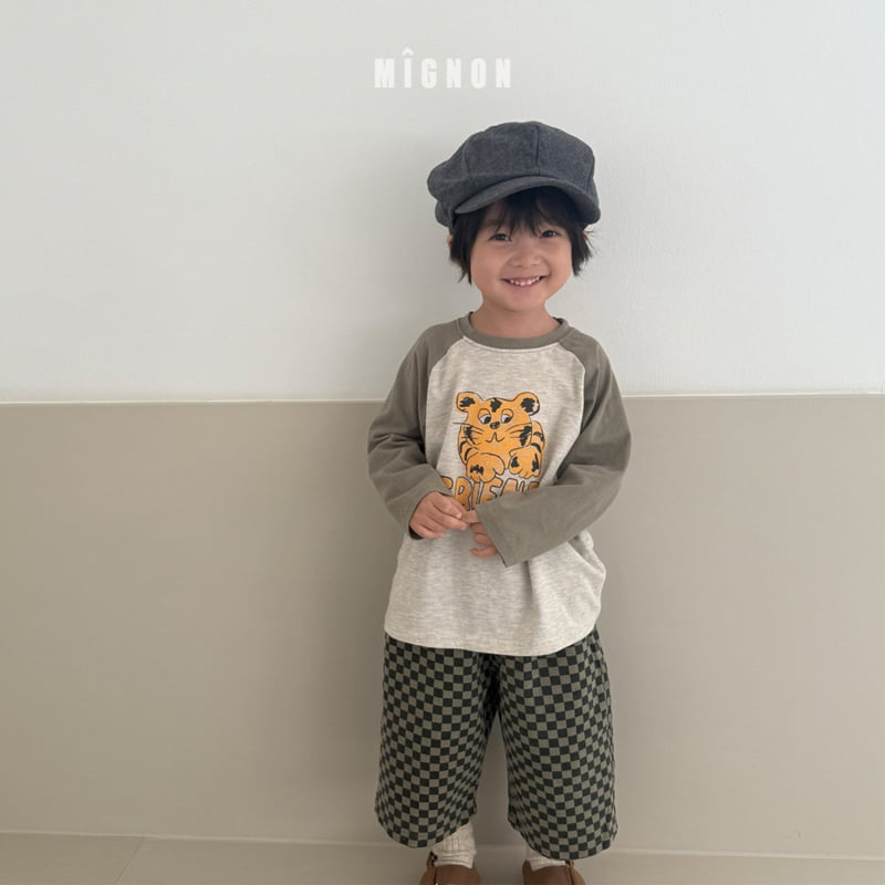 Mignon - Korean Children Fashion - #minifashionista - Tiger Raglan Tee - 10