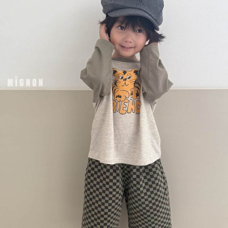 Mignon - Korean Children Fashion - #prettylittlegirls - Tiger Raglan Tee - 11