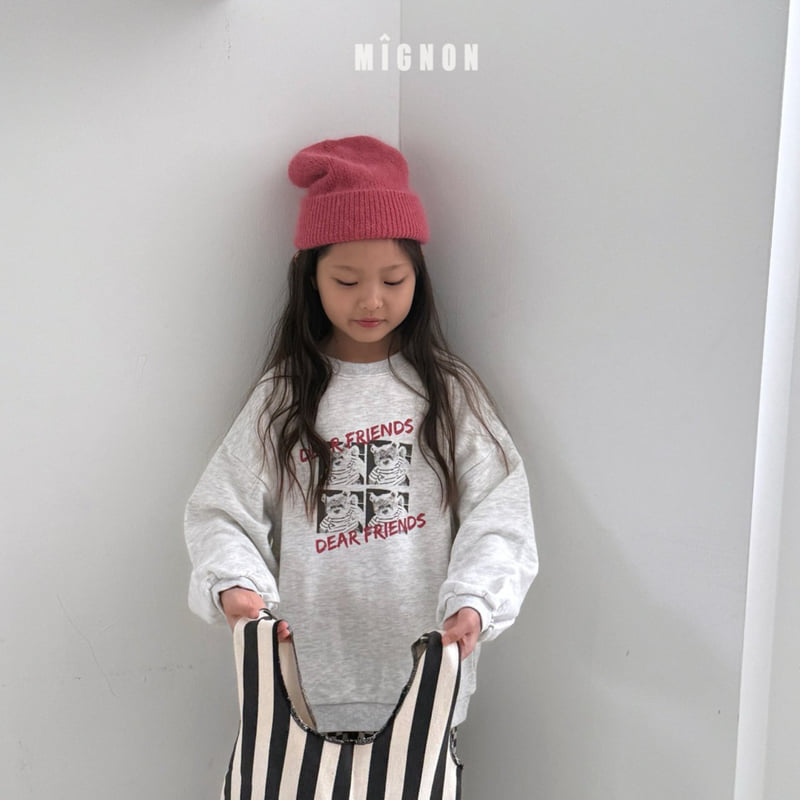 Mignon - Korean Children Fashion - #prettylittlegirls - Bear Sweatshirt - 9