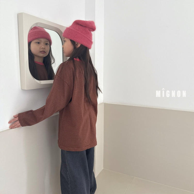 Mignon - Korean Children Fashion - #prettylittlegirls - Autumn Stripe Tee - 3