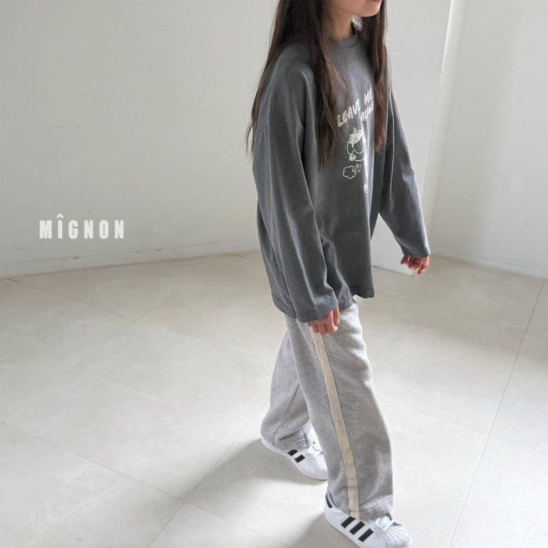 Mignon - Korean Children Fashion - #todddlerfashion - Line Jogger Pants - 8