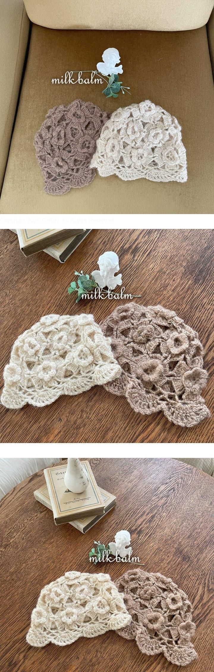 Milk Balm - Korean Baby Fashion - #babyboutique - Hand-Knitted Beanie